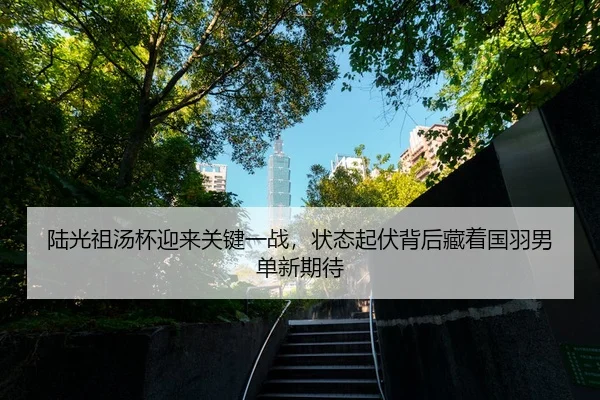 陆光祖汤杯迎来关键一战，状态起伏背后藏着国羽男单新期待